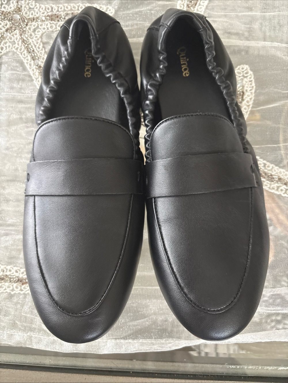Quince Black Classic Penny Loafers